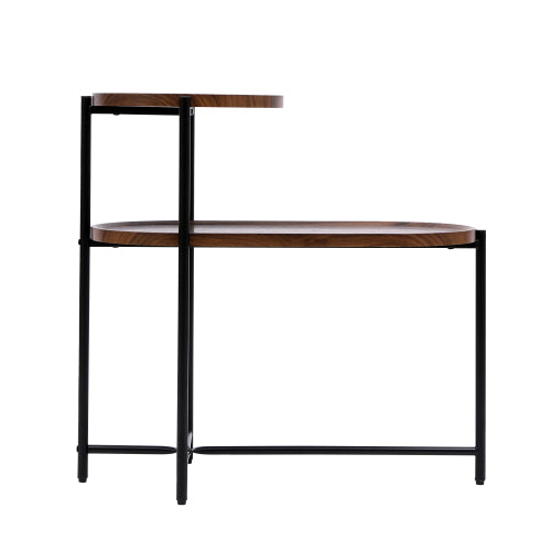 Orbis Side Table — Walnut Wood